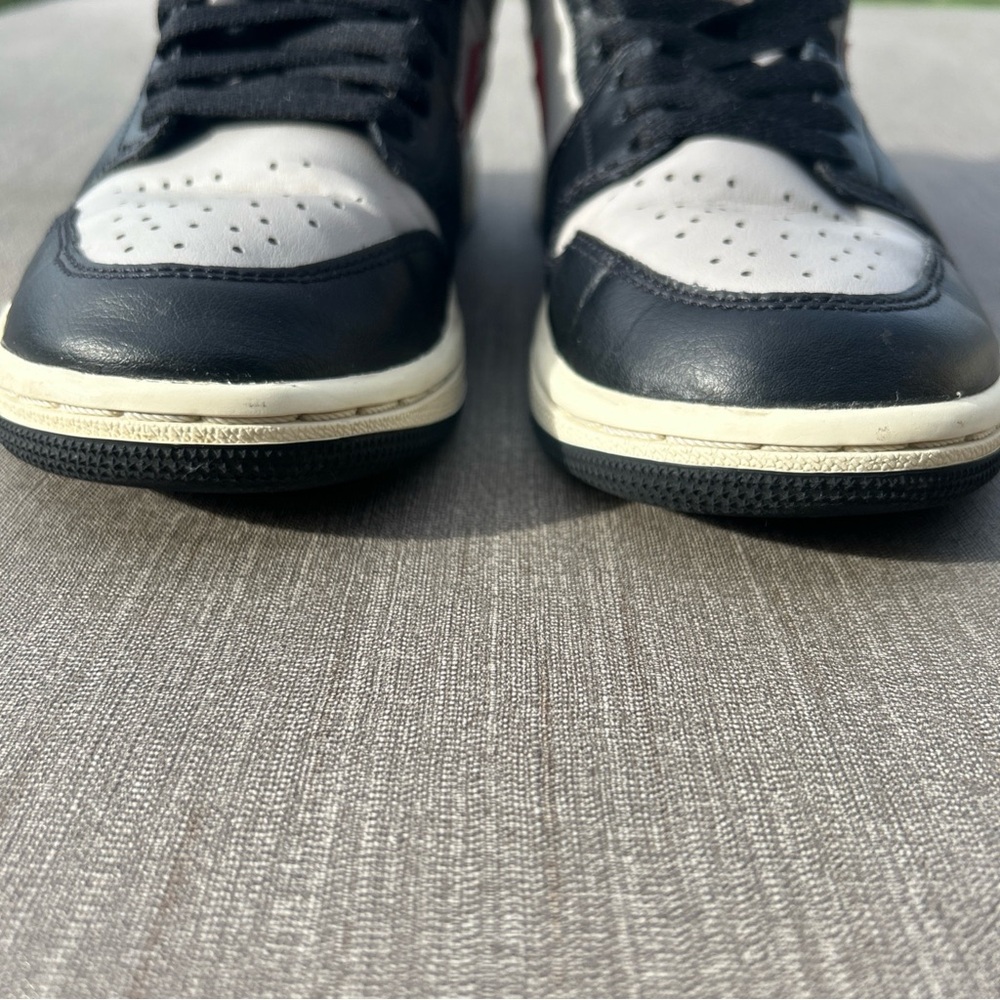 Nike Air Jordan’s 1 Mid Black Gym Red College Grey Sneakers BQ6472-060 Womens 7 - Picture 4 of 16